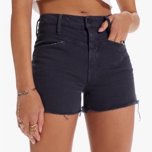 MOTHER Pants - MOTHER | The Dazzler Front Yoke Short Fray